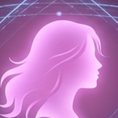 A woman at the center of interconnected life priorities.